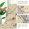 thumbnail image 5 of Yayeee 2 Pack Dining Chair Covers Stretch Parson Chairs Slipcovers Seat Protector, Red Floral Pattern, 5 of 6
