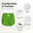 thumbnail image 4 of Balery Corn 4 Pantalones cortos deportivos para mujer con forro y dos bolsillos, elásticos, para entrenamiento, gimnasio, yoga-Large, 4 of 7
