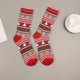 thumbnail image 2 of Zhuge 6 pares de calcetines navideños para mujer, divertidos y bonitos calcetines navideños, novedosos calcetines navideños, regalos navideños locos para mujeres y niñas, C, 2 of 3