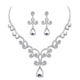 thumbnail image 2 of Boda Nupcial Rhinestone Cristal Collar Cuelga Conjunto de Joyas Sunnimix conjuntos de joyería de la boda, 2 of 8