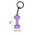 thumbnail image 6 of LanSuare Mini Dumbbell Keychain, Fitness Gym Enthusiast Gift, Weightlifting Keyring for Bag Backpack, Sports Lover Accessory, 6 of 8