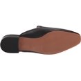 thumbnail image 4 of Cole Haan Perley Black Leather Suede Squared Toe Slip On Classic Mules Shoes (Black Leather Suede, 8), 4 of 6