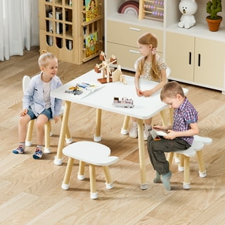 Kids animal table outlet and chairs