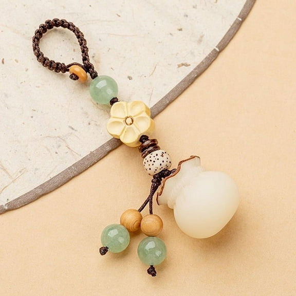 Creative Lucky Bodhi Flower Phone Chain Chinese Style Good Luck Fortune Bodhi Pendant Phone Charms Decoration