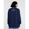 thumbnail image 3 of Winnie The Pooh Women's Eeyore Graphic Sleep Top with Long Sleeves, Sizes XS-3XL, 3 of 5