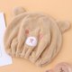 thumbnail image 5 of Toalla de secado de pelo para niños y niñas, gorro suave y absorbente para secar el cabello, toalla para envolver la cabeza, 2 uds., 5 of 5