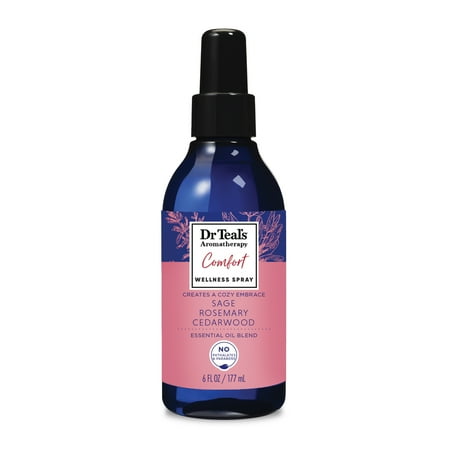 Dr Teal's Aromatherapy Comfort Wellness Spray with Sage, Rosemary, & Cedarwood, 8oz