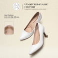 thumbnail image 6 of DREAM PAIRS Women's Pumps Closed Toe Comfortable Kitten Heels Pointed Toe Work Business Dress Shoes with Arch Support, 6 of 8