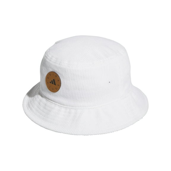 Adidas Golf Women's Corduroy Bucket Hat, White -