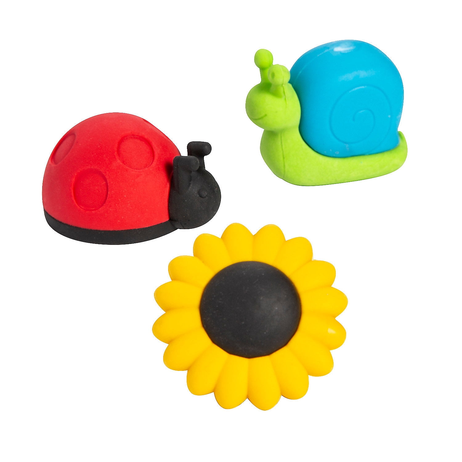 Fun Express Spring Surprise Inside Erasers - 6 Pc