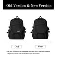 thumbnail image 4 of Casual Daypack Large upgraded version College Laptop Backpack for Men Women Water Resistant Lightweight School Bag Travel Rucksack for Sports High School Middle Bookbag for Students Size L Black, 4 of 8