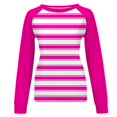 thumbnail image 4 of Topvent Women's Casual Fashion Floral Print Long Sleeve O-Neck Pullover Top Blouse, 4 of 5