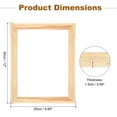 thumbnail image 2 of Uxcell DIY Canvas Stretcher Bars, 10 x 12 Inch Canvas Frame Wooden Frames Kit Sturdy Stretcher Frames for Oil Paintings Prints Posters, 2 of 7
