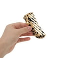 thumbnail image 3 of Unique Bargains 1 Pc Cute Cat Marble Hair Comb Light Brown Acetate Sheet, 3 of 5