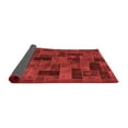 thumbnail image 2 of Ahgly Company Indoor Square Abstract Red Modern Area Rugs, 6' Square, 2 of 4