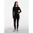 thumbnail image 2 of ClimateRight by Cuddl Duds Women’s Mild Essential Base Layer Livaeco Jersey High Rise Legging, 2 of 5