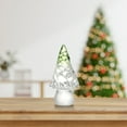 thumbnail image 5 of Christmas Trees with Lights,Figurine Glass Artificial Christmas Tree with Lights,Holiday Decoration for Desktop Window Indoor Displays Festival Party,Green,B, 5 of 6