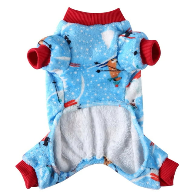 Pyjamas Doux et Confortable pour Petits Chiens Chiot Automne et Costume d'Hiver