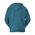 thumbnail image 3 of Sudadera Fruit of the Loom Para Hombre de Felpa con capucha y cierre, Azul, Talla M, 3 of 4