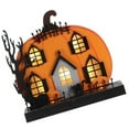 thumbnail image 1 of kurtrusly Halloween Growing Figurine Pumpkin House Multipurpose LED Wood Statue, 1 of 6