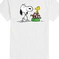 thumbnail image 3 of Peanuts - Snoopy Woodstock Candy Canes Christmas - Men's Short Sleeve Graphic T-Shirt, 3 of 6