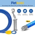 thumbnail image 2 of Cable de amarre para perros Petbobi de 3 m con estaca de 41 cm, resistente, 2 of 6