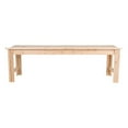 thumbnail image 5 of Afuera Living 60" Cedar Wood Backless Patio Porch Garden Bench in Beige, 5 of 6