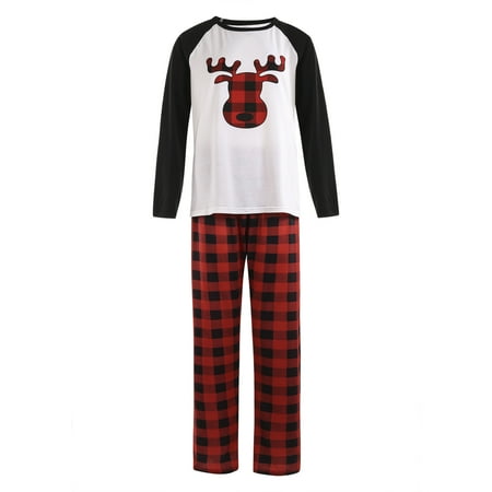 

Pybcvrrd Matching Family Pajamas Set Christmas Pjs Long Sleeve Holiday Sleepwear