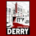 thumbnail image 2 of Womens It: Welcome to Derry Capitol Theatre Trouble Poster T Shirt, 2 of 5