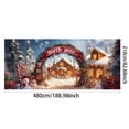 thumbnail image 2 of BotaniNest Large Garage Door Banner Outdoor For Holiday Season Front Porch Yard Festive Party Welcome Sign, 2 of 5