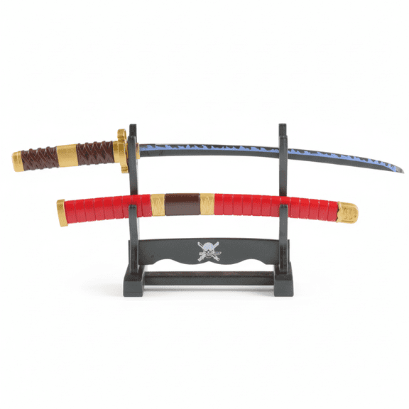 One Piece Samurai Katana Letter Opener (Kitetsu) Model with Horizontal Display Stand