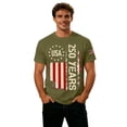thumbnail image 6 of FUZHIQ July 4th Shirts for Men Usa Flag Print Air Flow 250th Anniversary Shirt Retro 1776-2026 Crew Neck Tshirt, 6 of 6