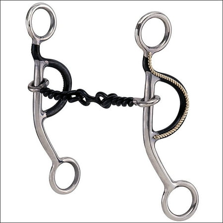 Hilason Stainless Steel Horse Bit Twisted Sweet Iron Dog Bone Mouth