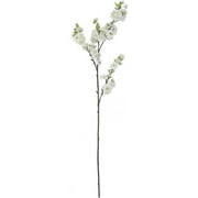 Teters Floral 42" White Cherry Blossom Stem, 1 Each