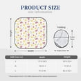 thumbnail image 3 of Naloa Tropical Fruit 2 Piece Foldable Car Sun Shades, Car Windshield Sunshade, Front Window Sunshade for Car, Truck, SUV - Small, 3 of 7