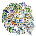 thumbnail image 5 of 35pcs Colorful Fish Stickers Animal Stickers Marine Stickers for Laptops Suitcases Notebooks, 5 of 9
