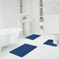 thumbnail image 4 of PPLoney Three Piece Bathroom Mat Set - Soft and Absorbent Rugs for Home, Hotels, Saunas, Gyms, Living Rooms - Quick Dry, Easy to Clean, Comfortable Foot Mats, 4 of 5