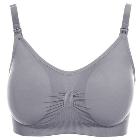 

Maternity Underwear Nursing Bra Breastfeeding Bra Upper Opening Buckle Wirefree