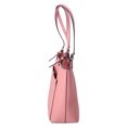 thumbnail image 3 of Michael Kors Women's Leather Travel Medium Tote Handbag, Pink, 3 of 6