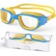 thumbnail image 1 of Kids Swim Goggles,Swimming Goggles for Kids 6-14, Anti-Fog UV Protection Pool Glasses for Boys Girls, 1 of 5