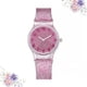 thumbnail image 2 of EeaseMX Reloj de moda para niños, reloj de pulsera colorido y brillante, reloj de cuarzo creativo, decoración de muñeca rosa, 2 of 7