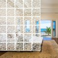 thumbnail image 3 of Decorative Panels For Your Interior Spaces, Hanging Room Divider With Connecting Rings, Functional Wall Screen, Enhance Your Rooms With A Touch Of Artistry, 12-Piece Set, 3 of 5