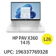 HP 14 FHD Pavilion x360 Laptop, Intel Core i5-1235U, 8GB, 256GB, Silver, Windows 11, 14-dy2050wm