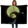 thumbnail image 1 of NIGHTMARE BEFORE Noël, Couverture Drôle en Peluche pour Femmes, 1 of 5