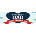 thumbnail image 3 of Heart Design Banner Father's Day Banner Crown Pattern Banner Happy Father's Day Banner for Family Gathering Dad's Day Celebration Home Decoration, 3 of 7