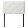 thumbnail image 1 of Baxton Studio Tête de Lit Benoit, Lit Simple, Blanc, 1 of 4