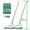 2PC-Cool Green, variant on 2PCS/Set Silicone Magic Broom Window Washing Wiper Squeegee Hand-push Pet Hair Dust Spatula Household Floor Mirror Cleaning