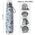 thumbnail image 3 of Camouflage 29oz Stainless Steel Insulated Thermos with Tea Filter, 360° Printed Travel Bottle, Leakproof BPA-Free Flask with Anti-Slip Base, 304 Inner & 201 Outer, Vacuum Cup, 3 of 6