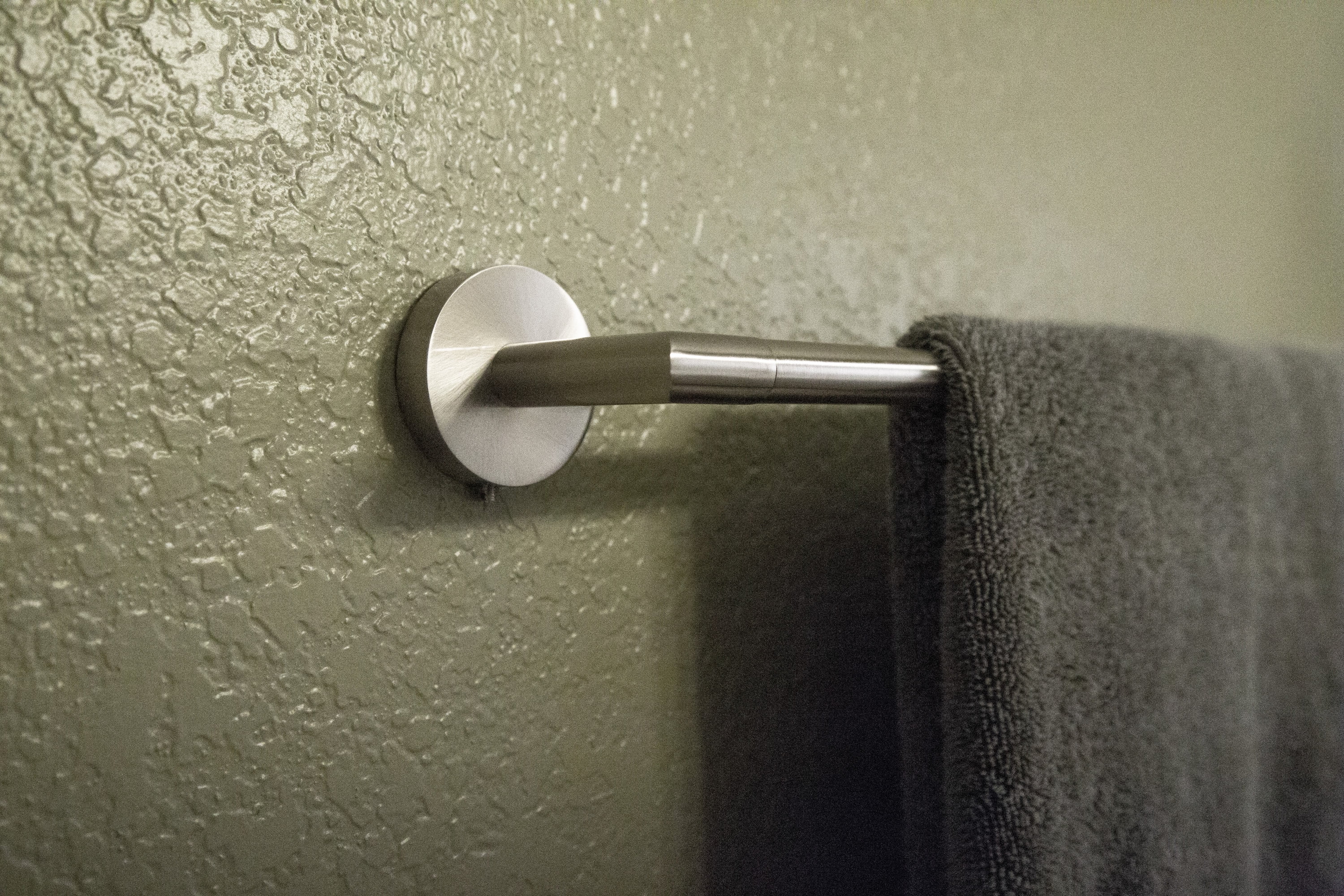 Design House Graz 24" Wall Mount Towel Bar, Satin Nickel