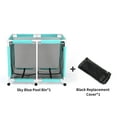 thumbnail image 2 of Yescom Mesh Pool Storage Bin Extra Large PVC Framed Waterproof 6 Wheels with Black Net Cover Replacement, 2 of 9